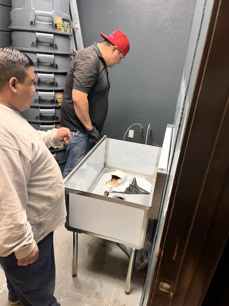 Commercial plumbing and sink installation in Fodor